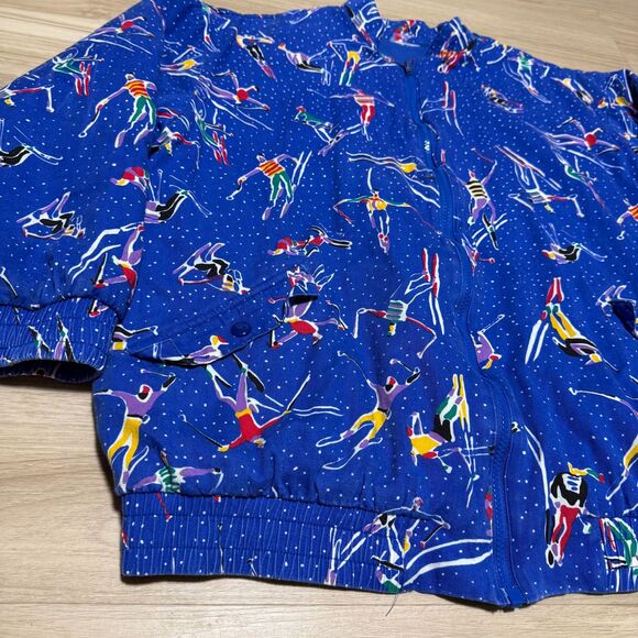 VINTAGE KEN DONE DESINGS 80S SKIING ALL-OVER PRINT JACKET ASPEN - Picture 3 of 7